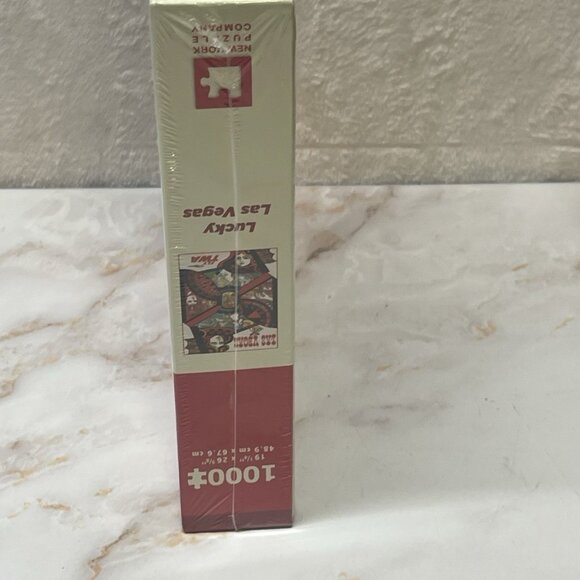 New Lucky Las Vegas Puzzle New York Puzzle Company 1000 Pc Fly TWA - Picture 10 of 10